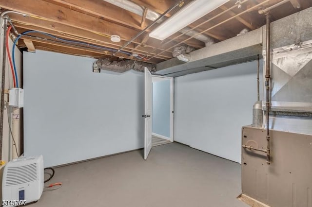 58 Meadowview Rd, Long Hill Twp, NJ 07946 - view of unfinished basement