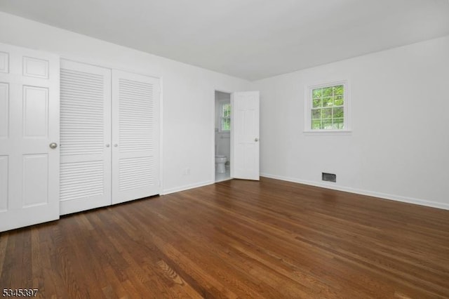 6 Ronarm Dr, Mountain Lakes Boro, NJ 07046 - unfurnished bedroom featuring wood finished floors, baseboards, and a closet