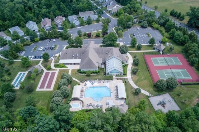 drone / aerial view