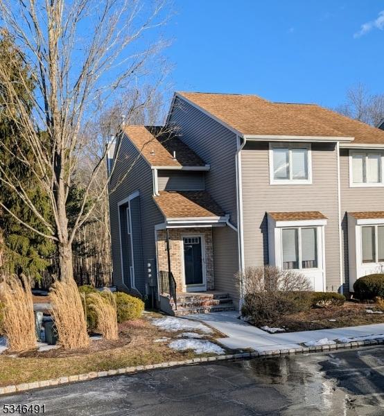351 Valley Rd, Long Hill Twp, NJ 07933 - view of front of property with a shingled roof