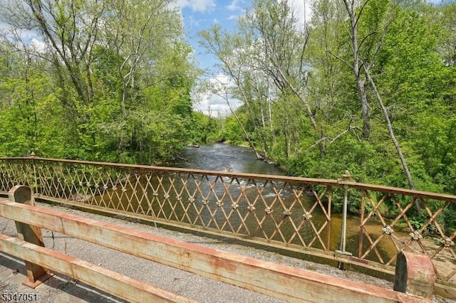 159 Musconetcong River Rd, Lebanon Twp, NJ 07882 - view of wooden deck