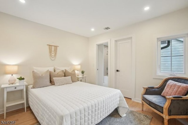 39 Walnut Cres, Montclair Twp, NJ 07042 - bedroom featuring light wood-style floors and recessed lighting