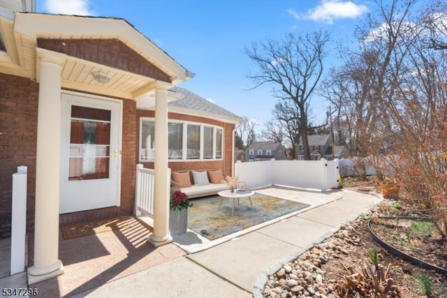 134 Cedar Grove Pkwy, Cedar Grove Twp, NJ 07009 - view of patio featuring fence