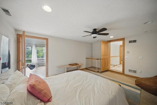 69 Mount Pleasant Rd, Knowlton Twp, NJ 07832 - bedroom featuring recessed lighting, visible vents, and access to outside
