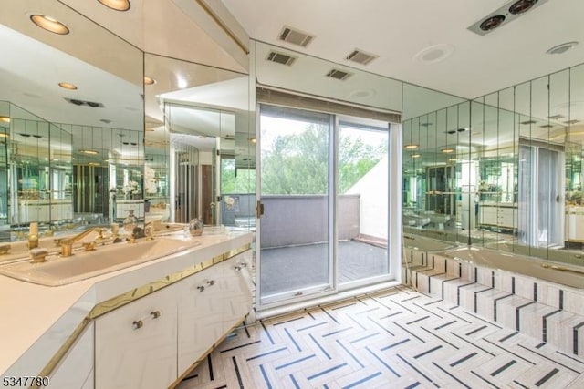 204 Barringer Ct, West Orange Twp, NJ 07052 - bathroom featuring vanity