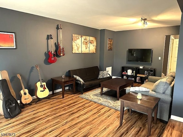 913 Renate Dr Unit 2, Hillsborough Twp, NJ 08844 - living area featuring light wood finished floors and baseboards