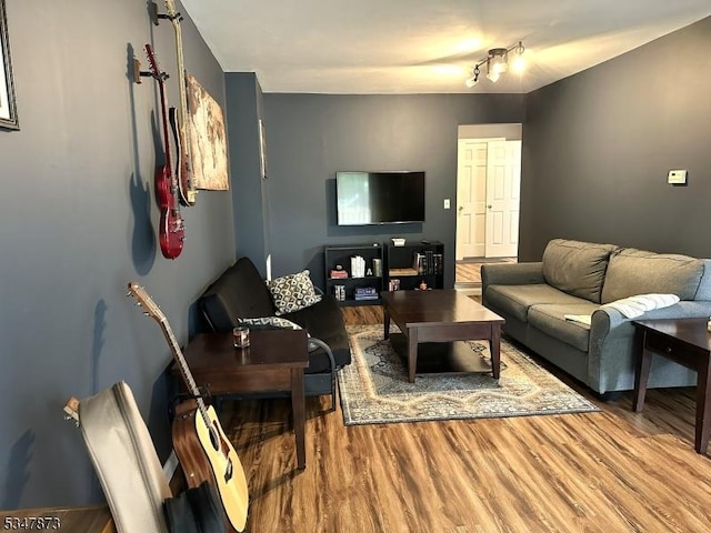 913 Renate Dr Unit 2, Hillsborough Twp, NJ 08844 - living area with wood finished floors
