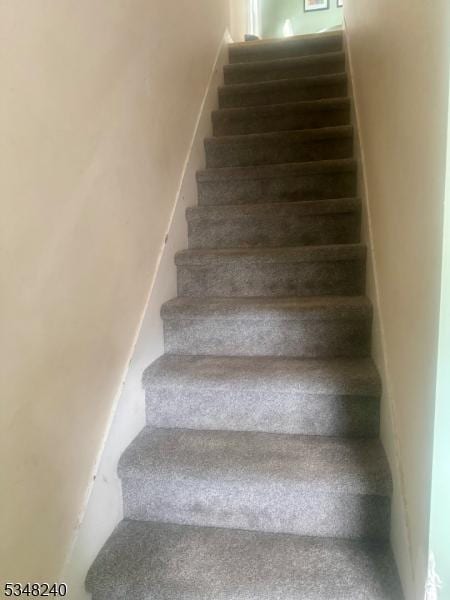 view of stairway