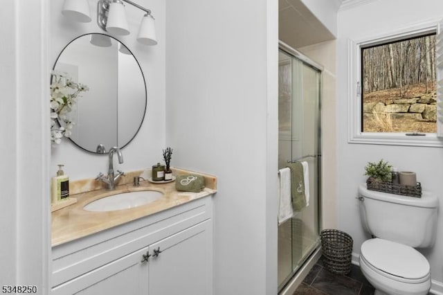 16 James Rd, Randolph Twp, NJ 07869 - full bath featuring vanity and a stall shower