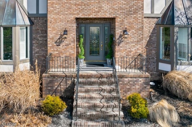 16 James Rd, Randolph Twp, NJ 07869 - property entrance with brick siding