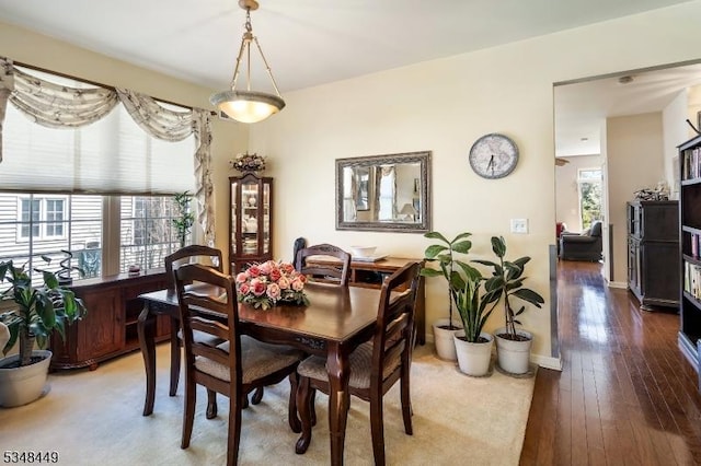 4 Hardenbergh St, Franklin Twp, NJ 08873 - dining room featuring wood-type flooring, baseboards, and a wealth of natural light