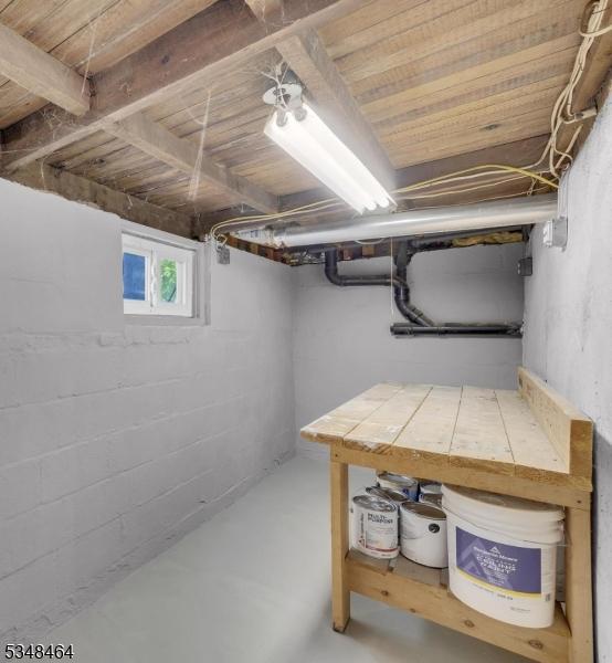 view of basement