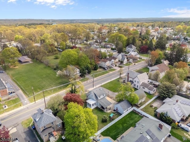 drone / aerial view featuring a residential view