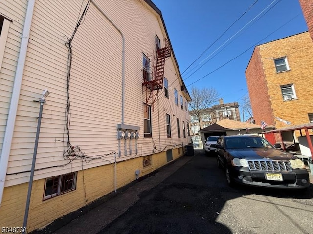 view of side of property