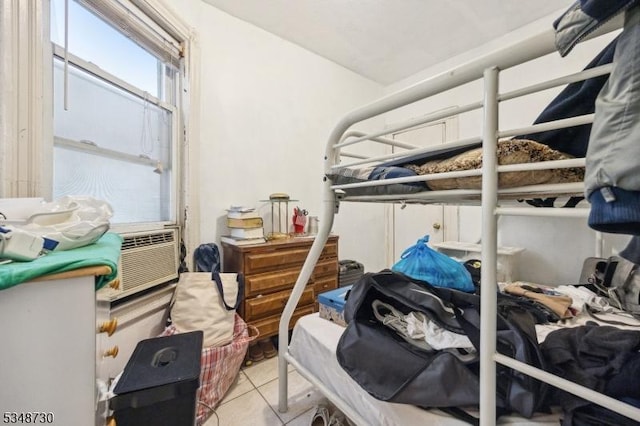 view of tiled bedroom