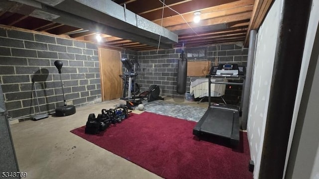 view of exercise room