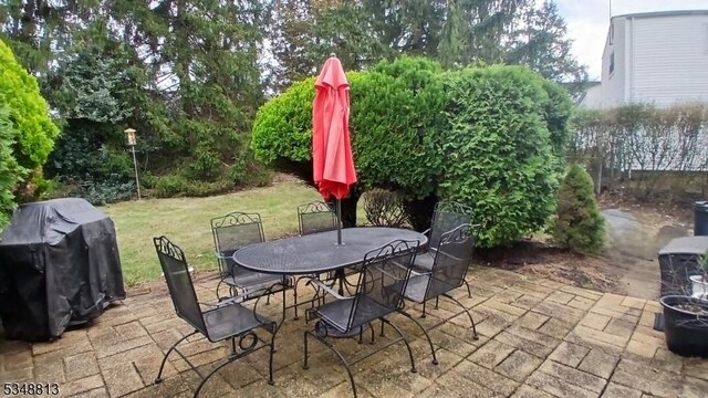 29 King Rd, Franklin Twp, NJ 08873 - view of patio / terrace with outdoor dining area and a grill