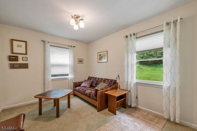 84 Burnham Pkwy, Morris Twp, NJ 07960 - living room featuring healthy amount of natural light and carpet floors