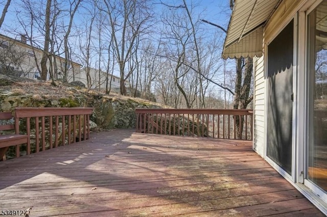 view of deck