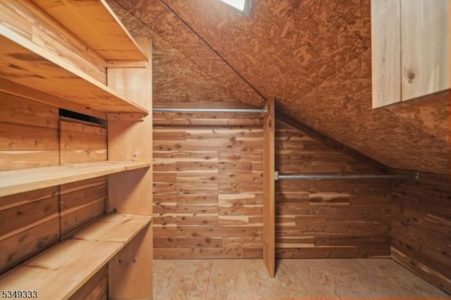 view of storage area