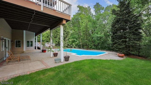 24 Glenview Dr, Warren Twp, NJ 07059 - view of swimming pool featuring a patio area