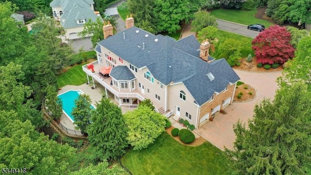 24 Glenview Dr, Warren Twp, NJ 07059 - view of subject property with a pool