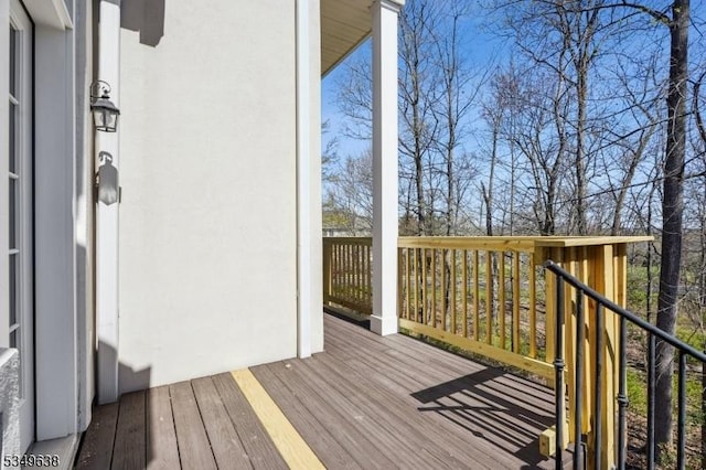 view of deck