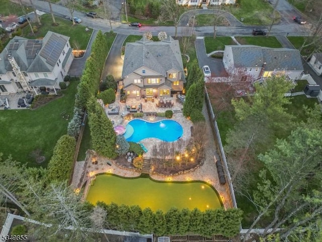 drone / aerial view