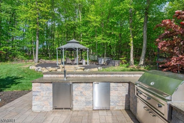 8 Marcin Way, Mount Olive Twp, NJ 07836 - view of patio with a gazebo