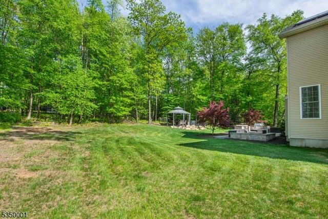 8 Marcin Way, Mount Olive Twp, NJ 07836 - view of grassy yard featuring a gazebo