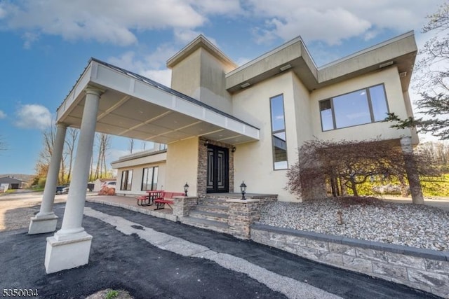 155 Route560, Sandyston Twp, NJ 07851 - rear view of property with stucco siding