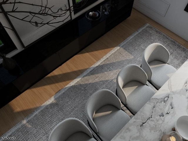 details featuring wood finished floors