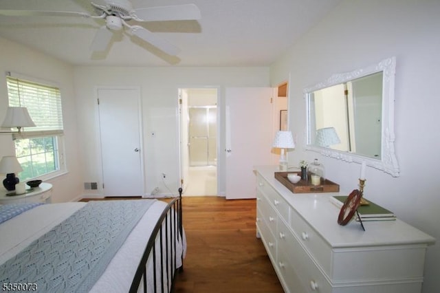 21 Crabapple Ln, Franklin Twp, NJ 08823 - bedroom with dark wood-style floors and connected bathroom