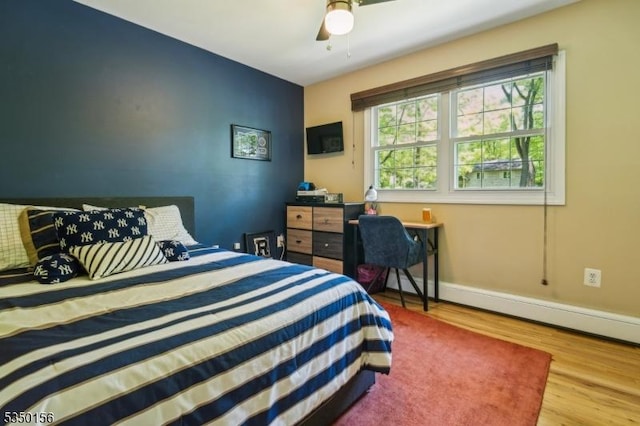 15 Longhill Rd, Randolph Twp, NJ 07869 - bedroom with wood finished floors, baseboards, and ceiling fan