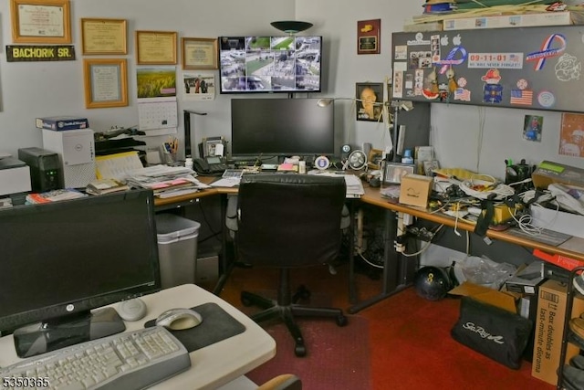 74 Longview Ave, Parsippany-Troy Hills Twp, NJ 07034 - office featuring carpet flooring