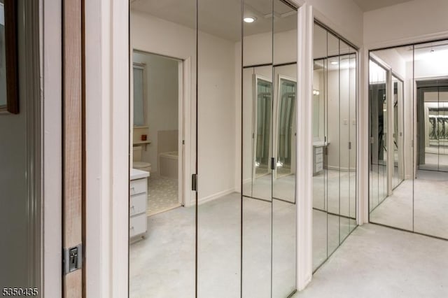 view of closet