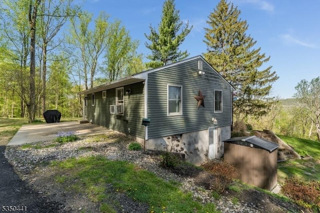view of side of property