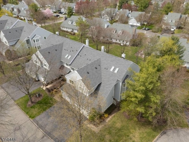 aerial view featuring a residential view