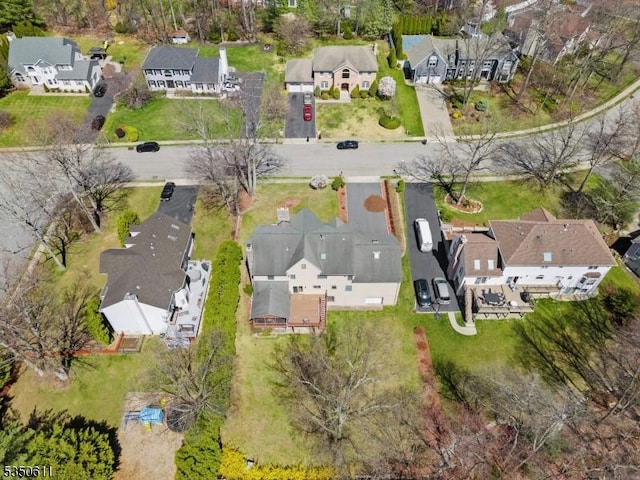 birds eye view of property featuring a residential view