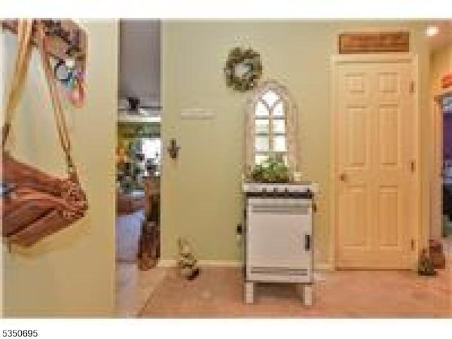 interior space with baseboards