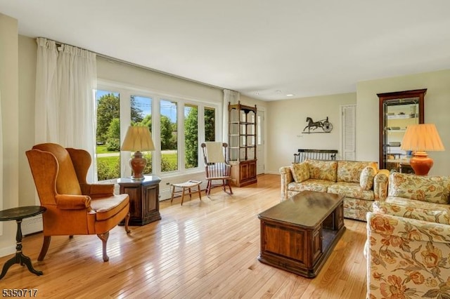 35 Clearview Dr, Randolph Twp, NJ 07869 - living area featuring light wood-type flooring