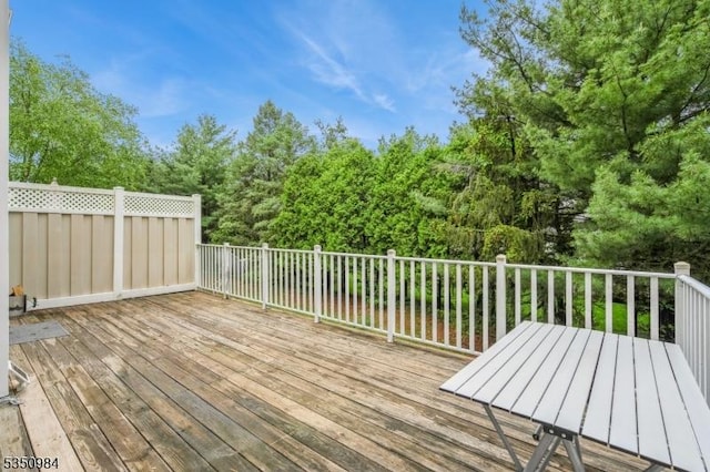 view of deck