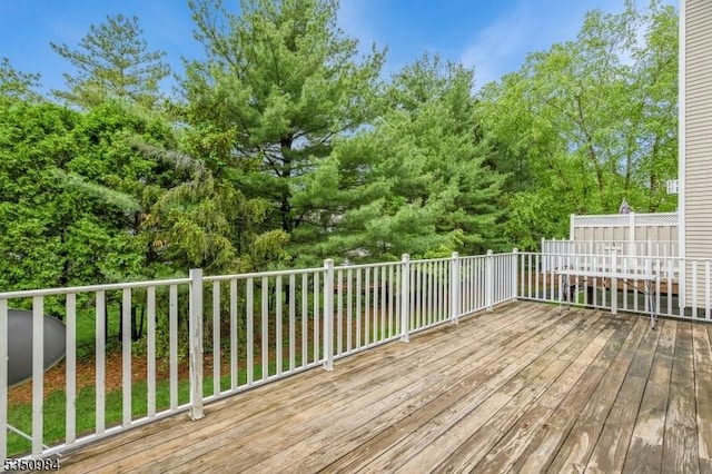 view of deck