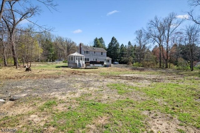 187 Mount Horeb Rd, Warren Twp, NJ 07059 - view of front of property featuring a sunroom