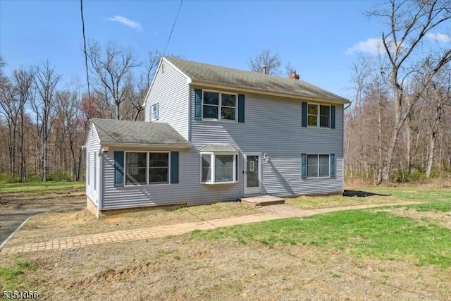 187 Mount Horeb Rd, Warren Twp, NJ 07059 - view of front of house with a front lawn
