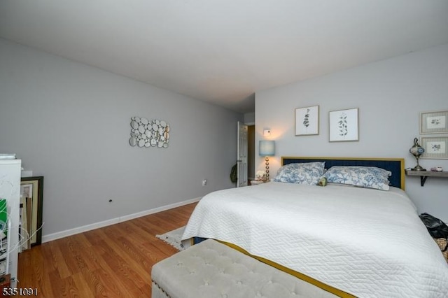 807 Eves Dr Unit 3P, Hillsborough Twp, NJ 08844 - bedroom featuring wood finished floors and baseboards