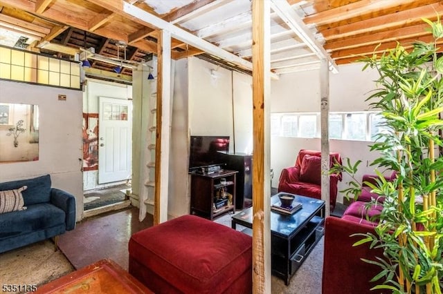 view of living area