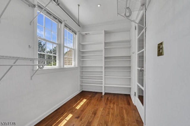 106 Anderson St, Raritan Boro, NJ 08869 - spacious closet with wood finished floors