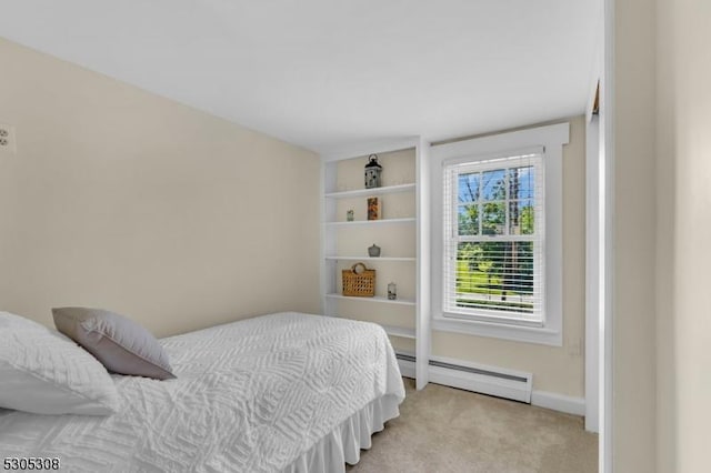 484 Rte 518, Montgomery Twp, NJ 08558 - bedroom with a baseboard heating unit, carpet, and baseboards