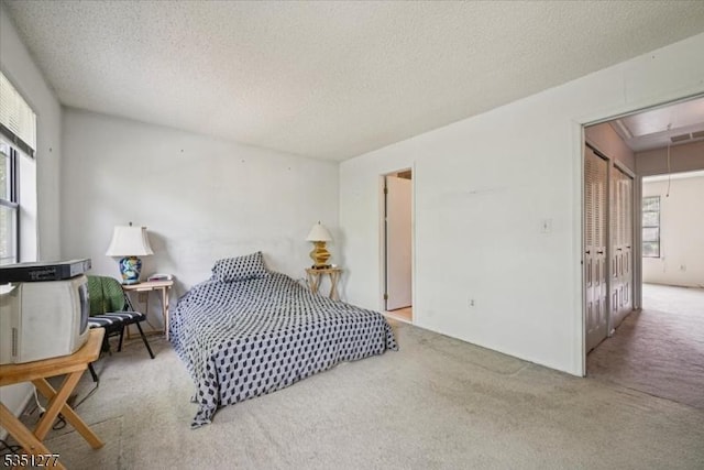 417 Penns Way, Bernards Twp, NJ 07920 - carpeted bedroom with attic access and a textured ceiling